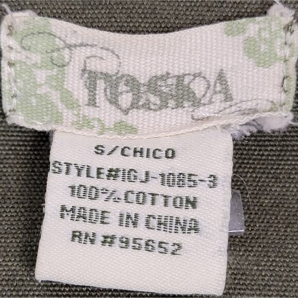 Toska Army Green Studded Jacket, Sz S - Picture 4 of 5